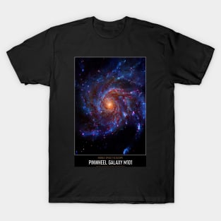 High Resolution Astronomy Pinwheel Galaxy M101 T-Shirt